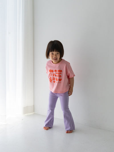 Flare cotton pants