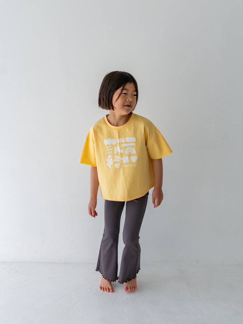 Flare cotton pants