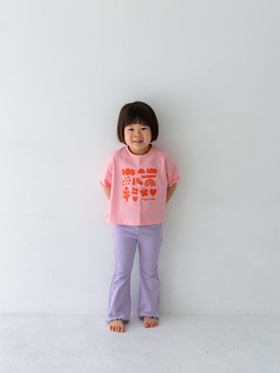 Flare cotton pants