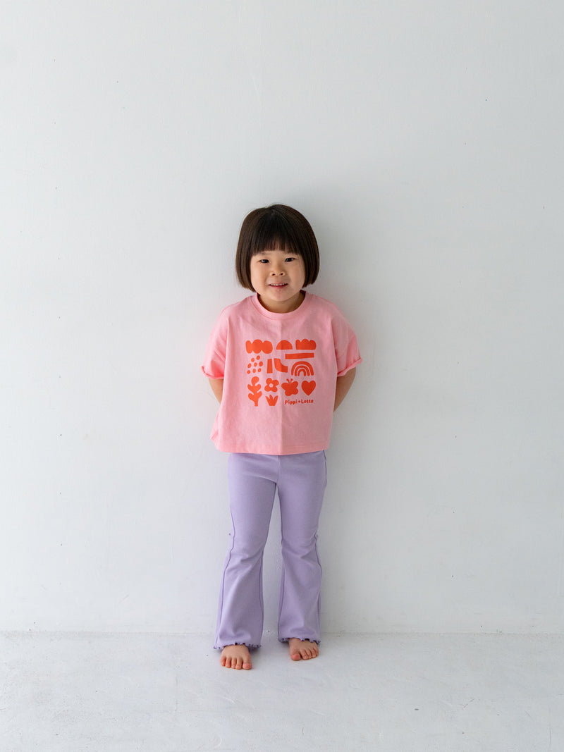 Flare cotton pants