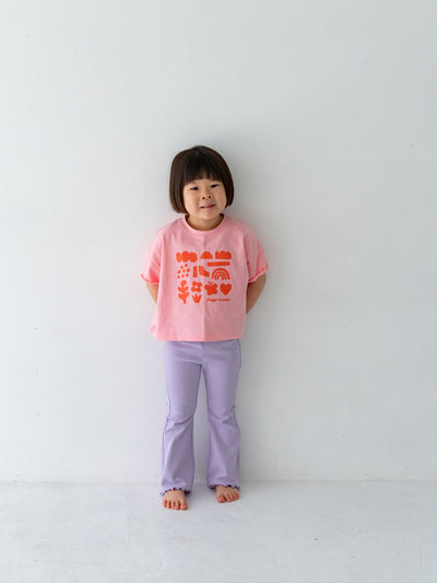 Flare cotton pants