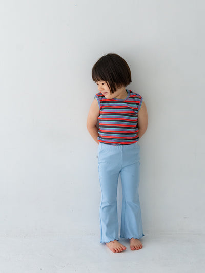 Multi stripe sleeveless