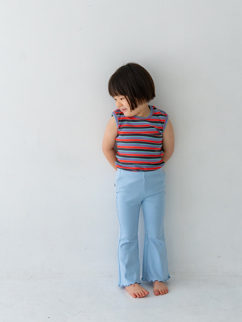 Multi stripe sleeveless