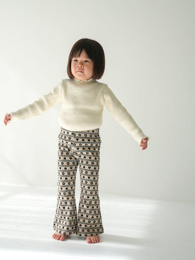 Flower heart pants