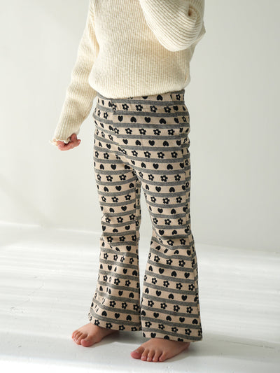 【Pre-order】Flower heart pants