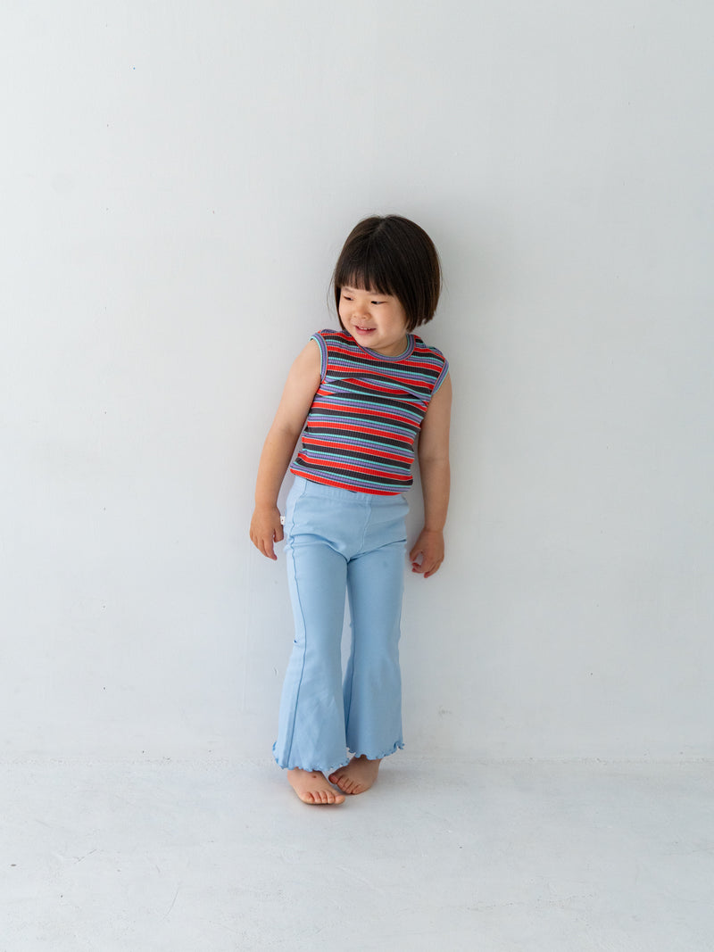 Multi stripe sleeveless