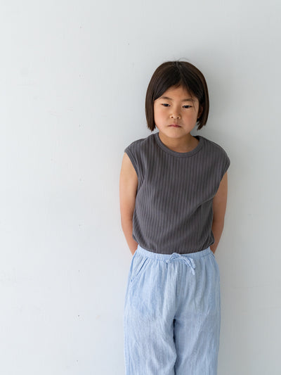 Ribbed sleeveless new