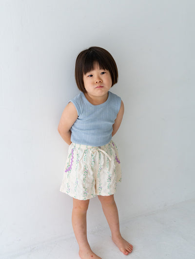 Ribbed sleeveless