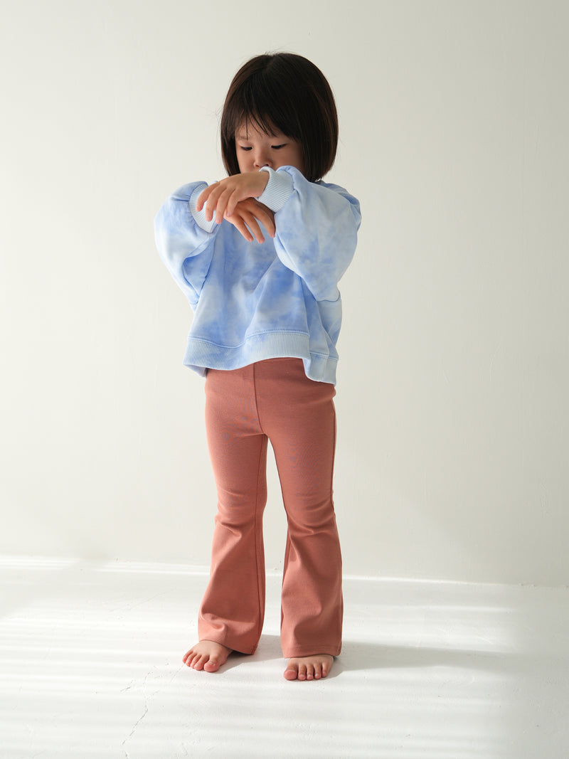 Flare cotton pants