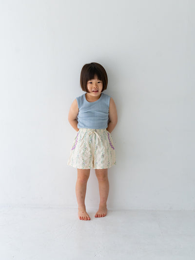 Ribbed sleeveless