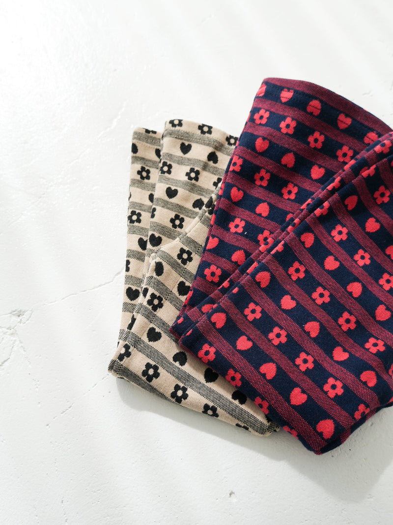 【Pre-order】Flower heart pants