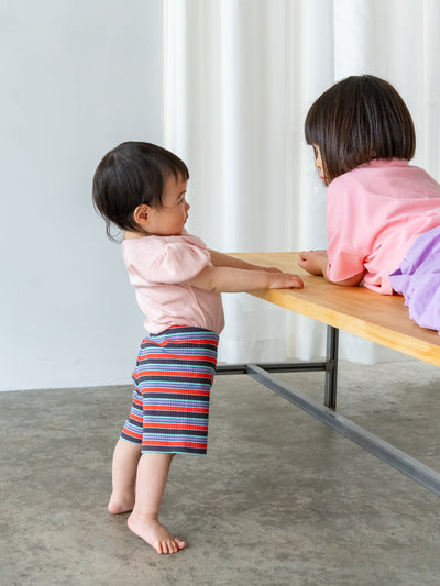 Eyelet puff tee