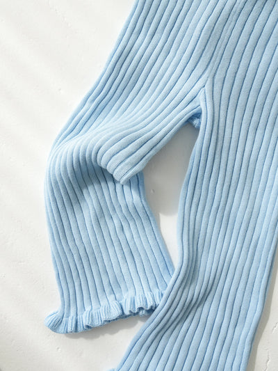 【Pre-order】Knit frill pants