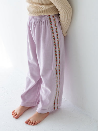 Flower line pants