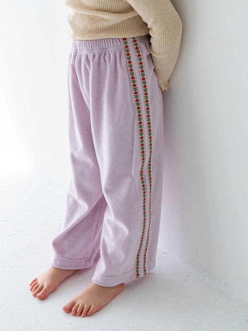 Flower line pants