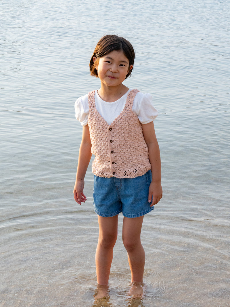 Flower crochet camisole