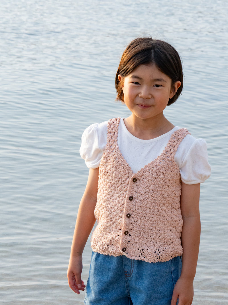 Flower crochet camisole