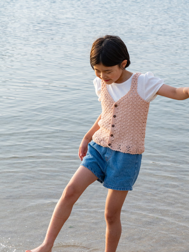 Flower crochet camisole