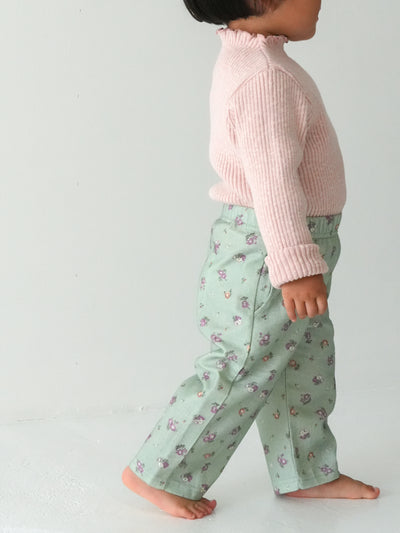 Flower finger pants