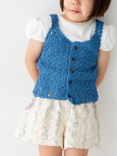 Flower crochet camisole