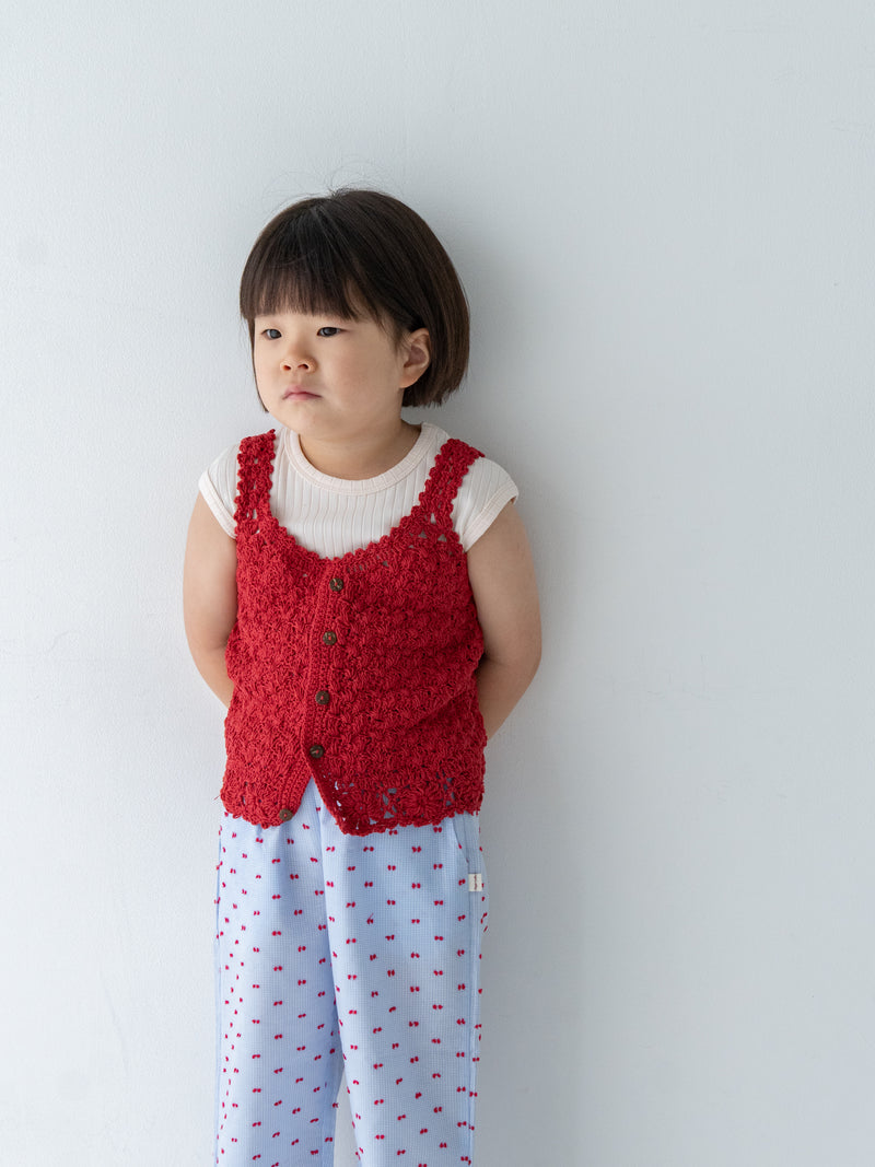 Flower crochet camisole