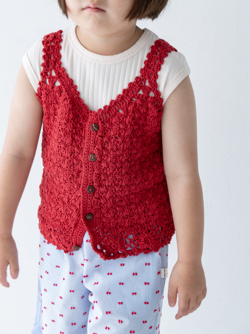 Flower crochet camisole