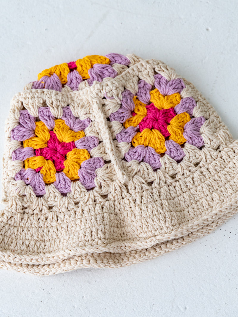 Crochet sun hat