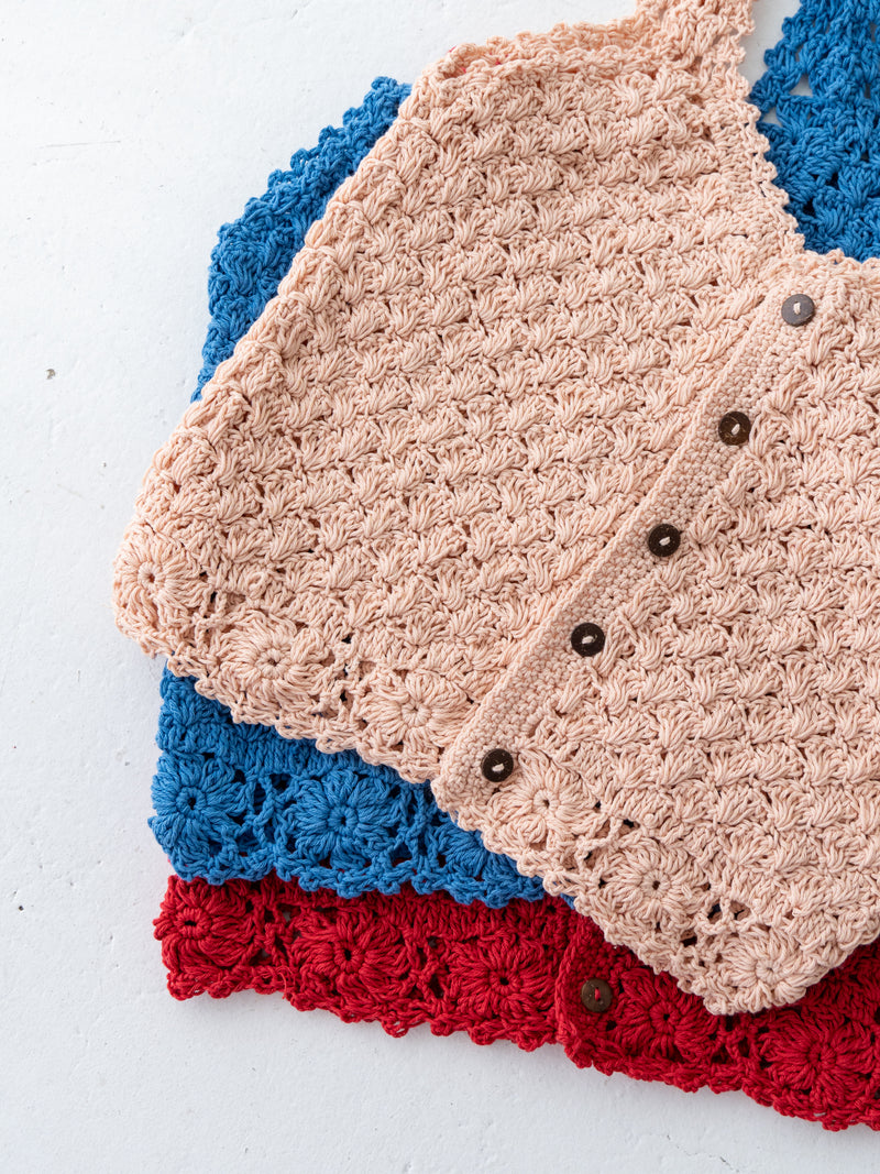 Flower crochet camisole