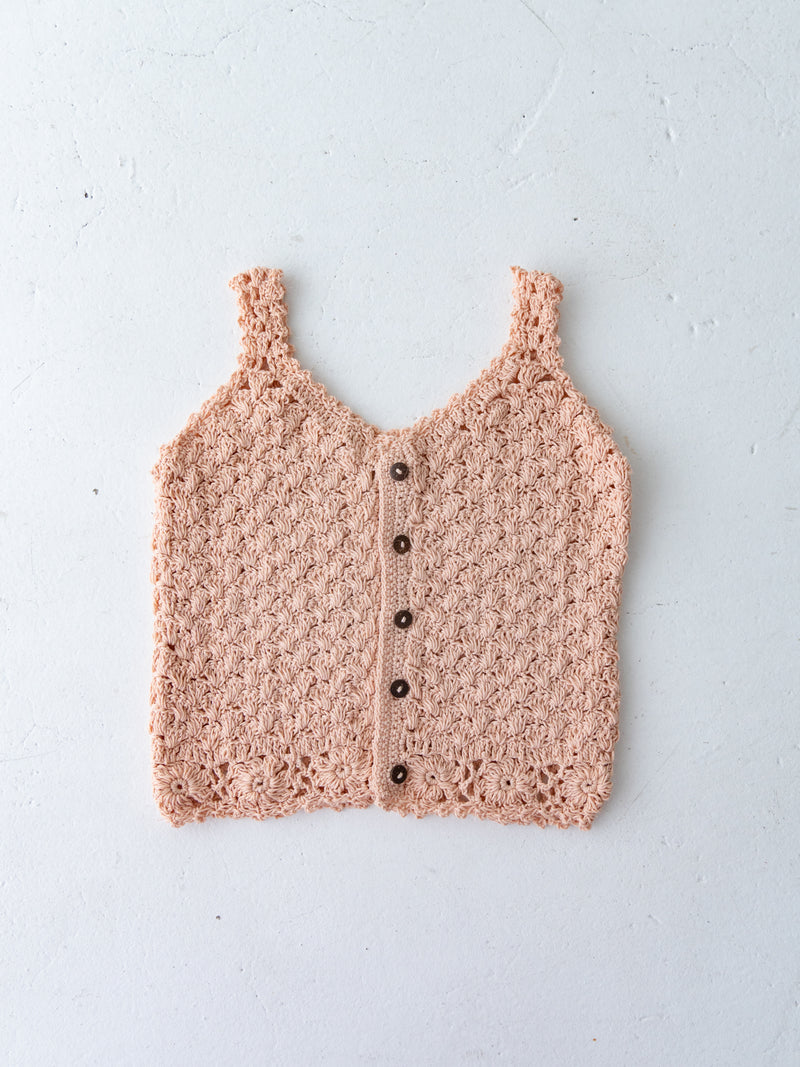 Flower crochet camisole