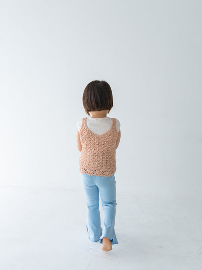 Flower crochet camisole