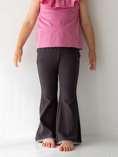 Stitch flare pants