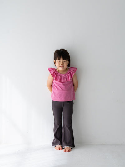 Stitch flare pants