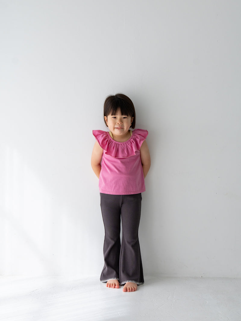 Stitch flare pants