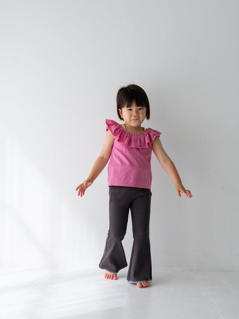 Stitch flare pants