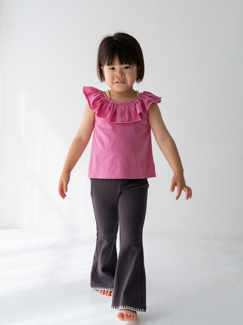 Stitch flare pants
