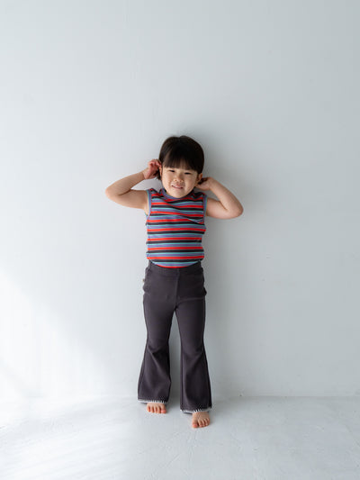 Stitch flare pants