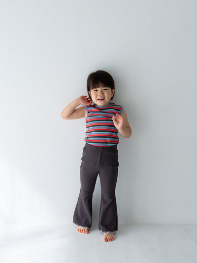 Stitch flare pants