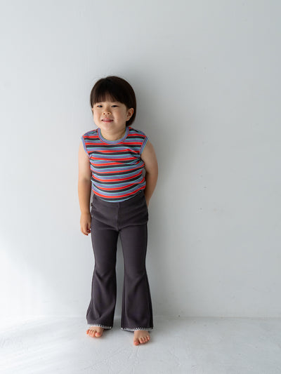Stitch flare pants
