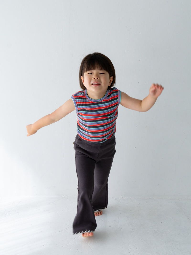 Stitch flare pants