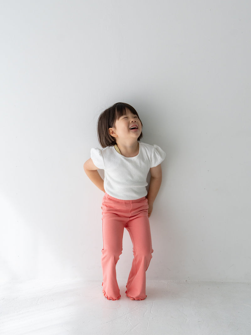 Flare cotton pants
