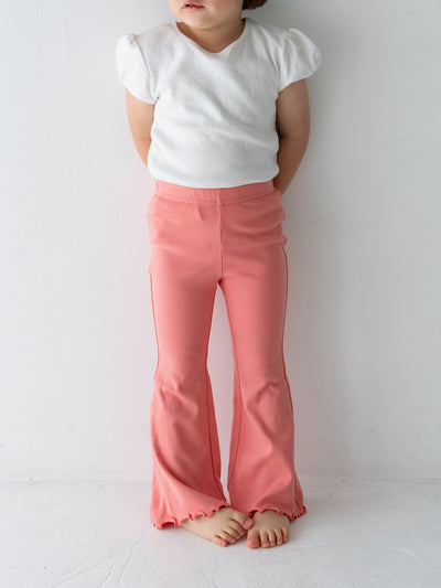 Flare cotton pants