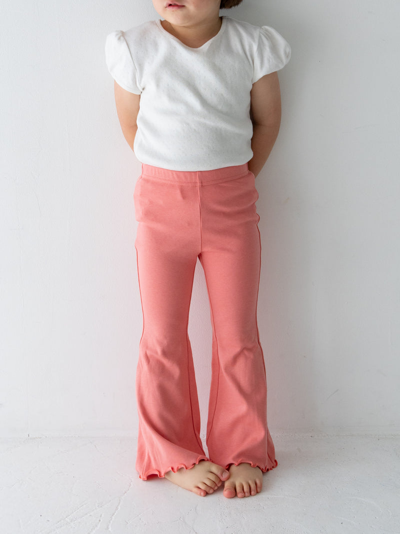 Flare cotton pants