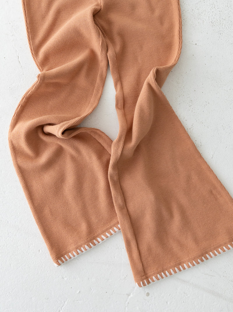 Stitch flare pants