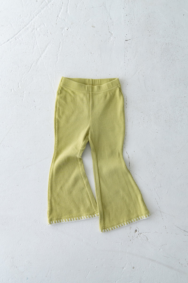 Stitch flare pants