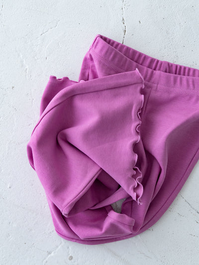 Flare cotton pants