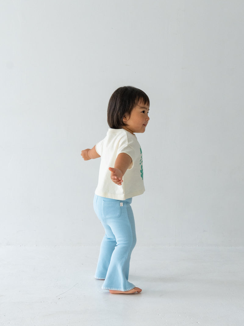 Stitch flare pants