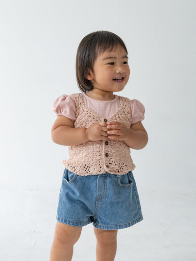 Flower crochet camisole