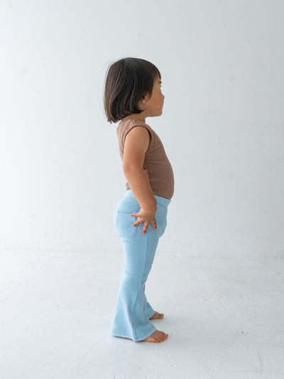 Stitch flare pants