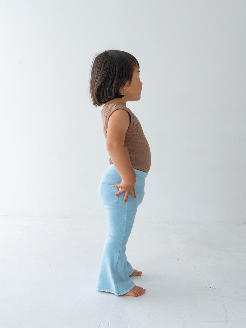 Stitch flare pants