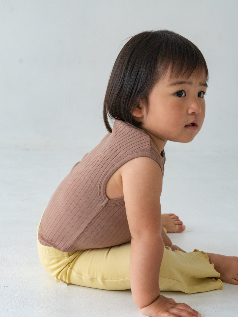 Ribbed sleeveless new